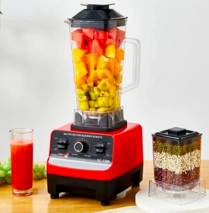 Silver Crest 2-in-1 Blender & Juicer – Powerful & Durable