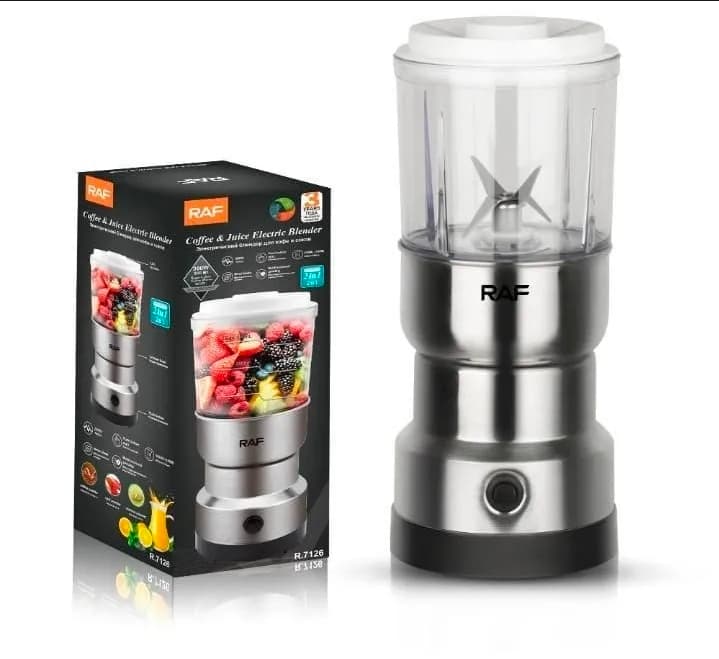 Raf 2-In-1 Electric Coffee & Spice Grinder Machine